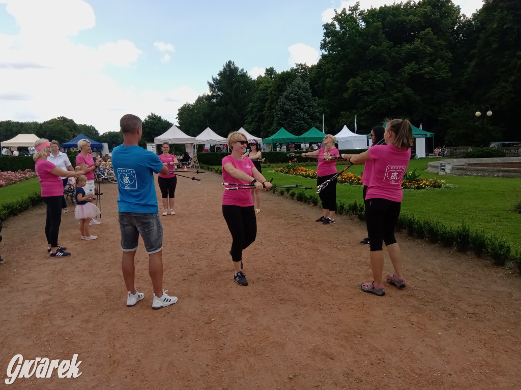 MIasteczko zdrowia w świerklanieckim parku