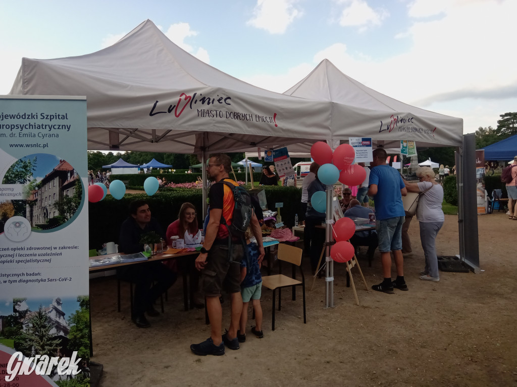 MIasteczko zdrowia w świerklanieckim parku