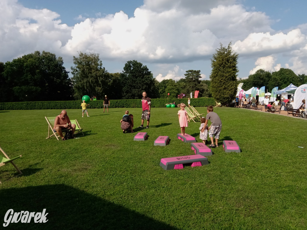 MIasteczko zdrowia w świerklanieckim parku