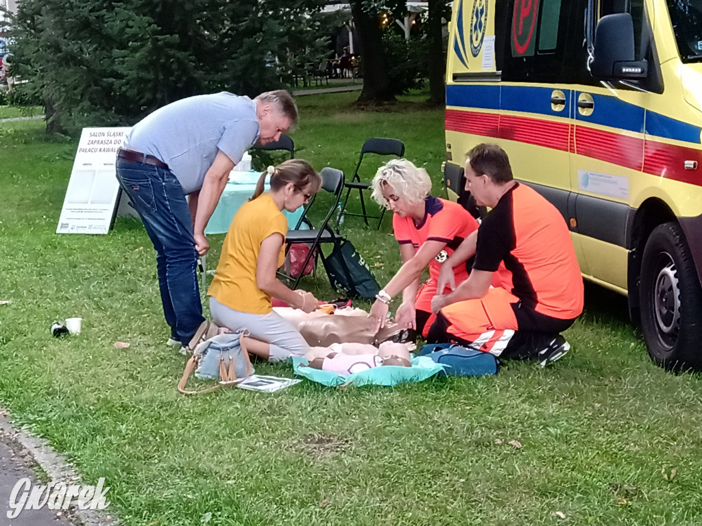 MIasteczko zdrowia w świerklanieckim parku