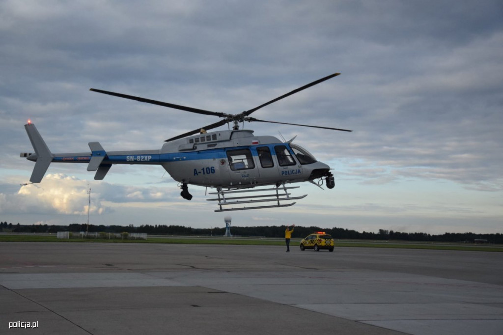 Policyjna akcja na lotnisku w Pyrzowicach