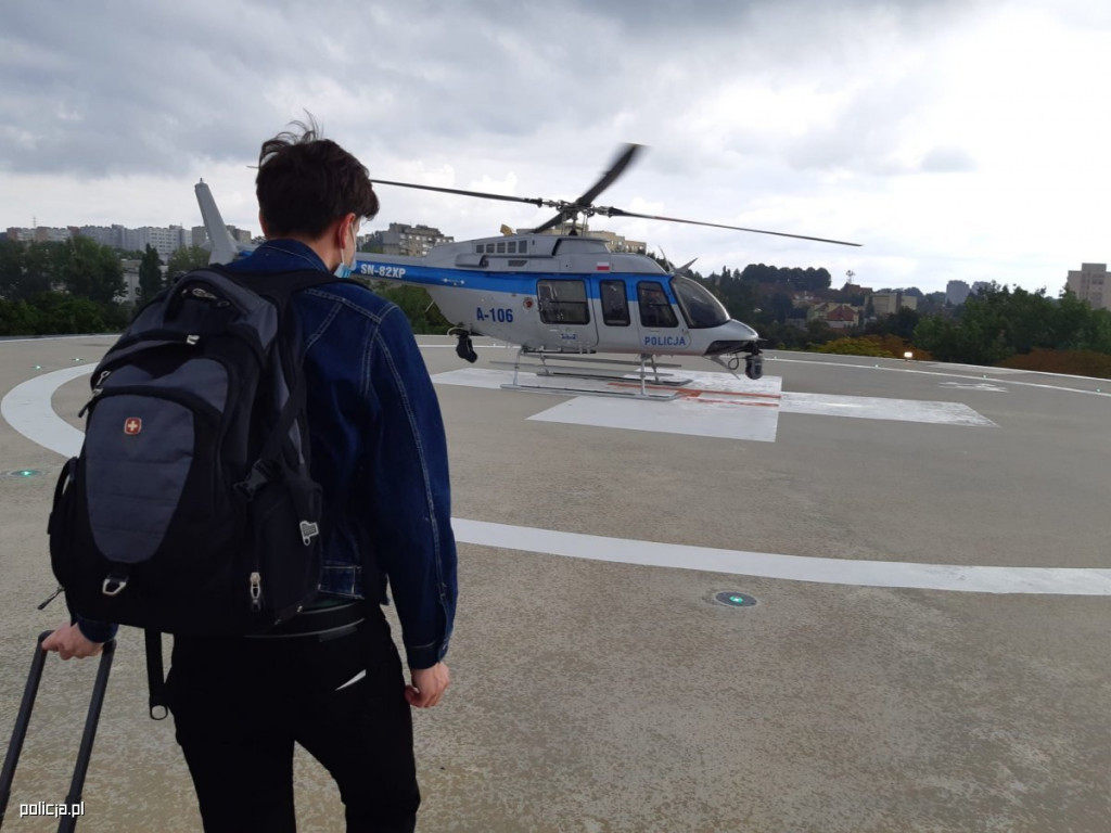 Policyjna akcja na lotnisku w Pyrzowicach