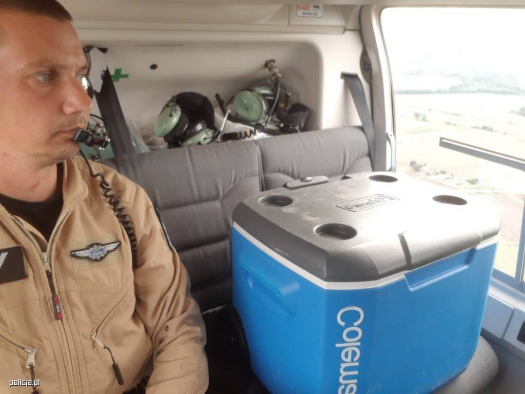 Policyjna akcja na lotnisku w Pyrzowicach