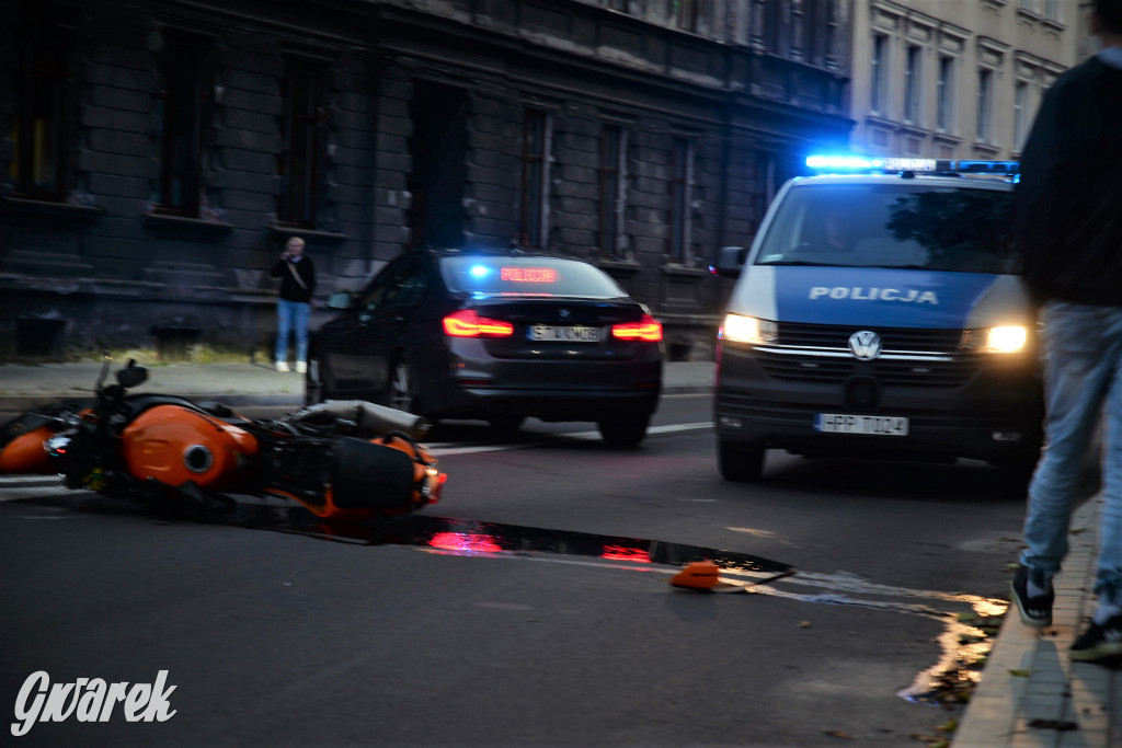 Tarnowskie Góry. Wypadek motocyklisty