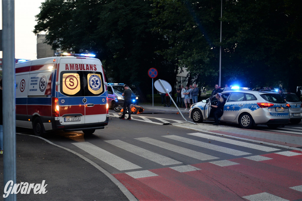 Tarnowskie Góry. Wypadek motocyklisty
