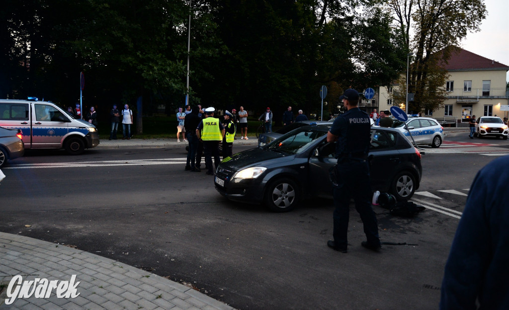 Tarnowskie Góry. Wypadek motocyklisty