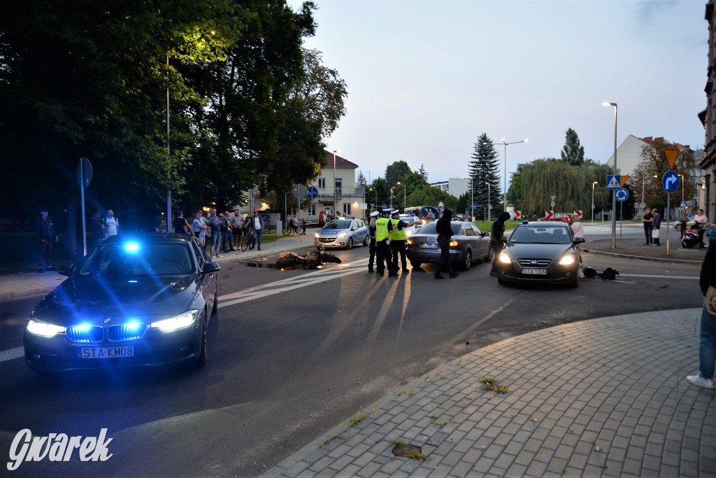 Tarnowskie Góry. Wypadek motocyklisty
