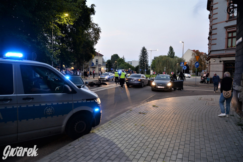 Tarnowskie Góry. Wypadek motocyklisty