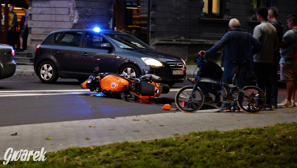 Tarnowskie Góry. Wypadek motocyklisty