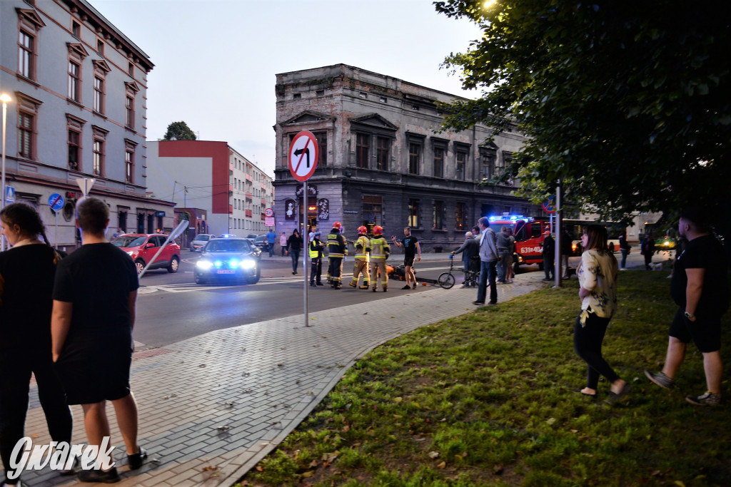 Tarnowskie Góry. Wypadek motocyklisty