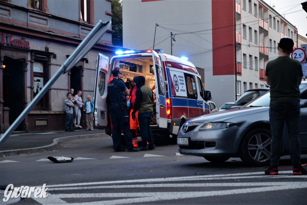 Tarnowskie Góry. Wypadek motocyklisty