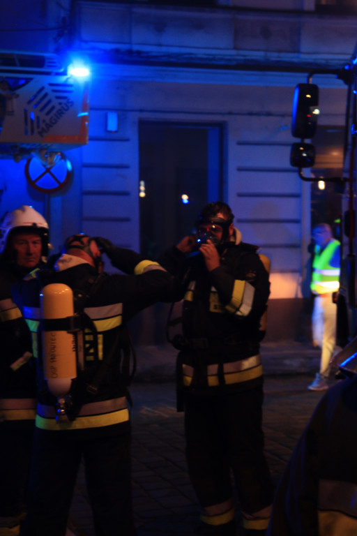 Pożar kamienicy przy ul. Piastowskiej