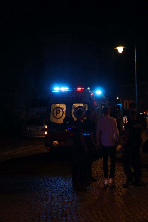 Pożar kamienicy przy ul. Piastowskiej