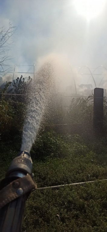 Pożar słomy przy stadninie. Akcja trwała 8 godzin
