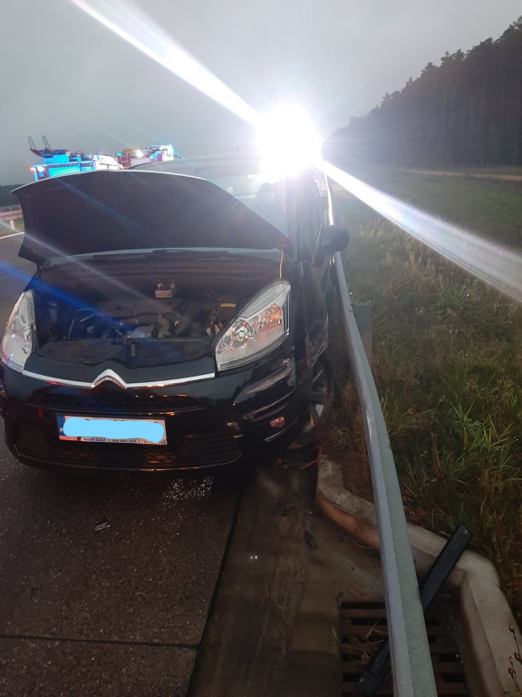 Wypadek na autostradzie. Sprawca był pijany