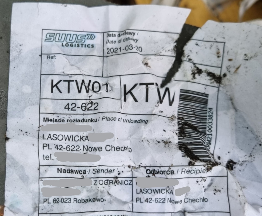 Zalew Nakło-Chechło. Wywieźli śmieci, zostawili dokumenty