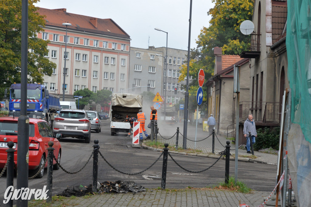 Tarnowskie Góry. Rozkopane i zakorkowane centrum