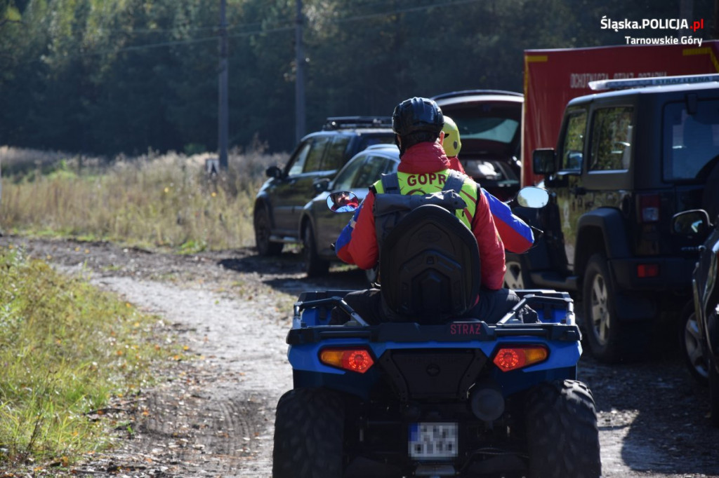 Straż, psy, policja, dron, quady, GOPR. Co działo się w lesie?