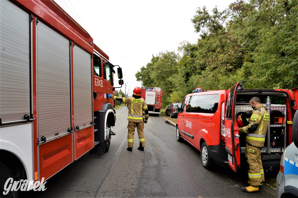 Tarnowskie Góry. Yaris między autobusem a ciężarówką