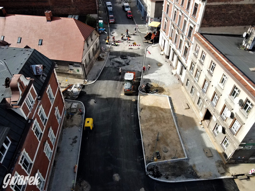 Tarnowskie Góry, Sobieskiego. Taki tutaj postęp robót