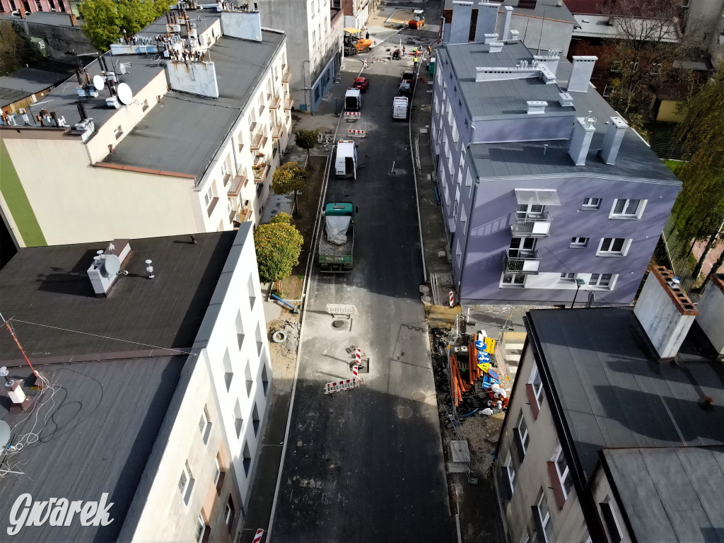 Tarnowskie Góry, Sobieskiego. Taki tutaj postęp robót