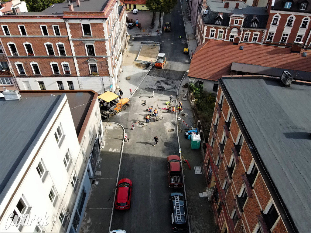 Tarnowskie Góry, Sobieskiego. Taki tutaj postęp robót