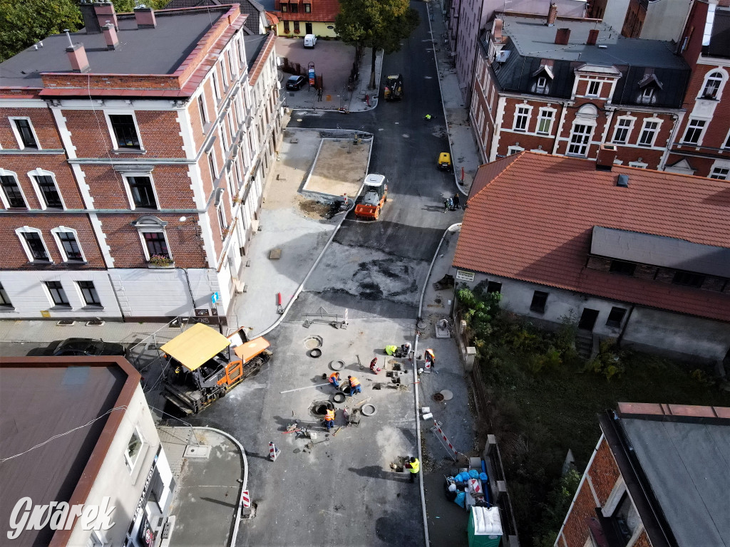 Tarnowskie Góry, Sobieskiego. Taki tutaj postęp robót