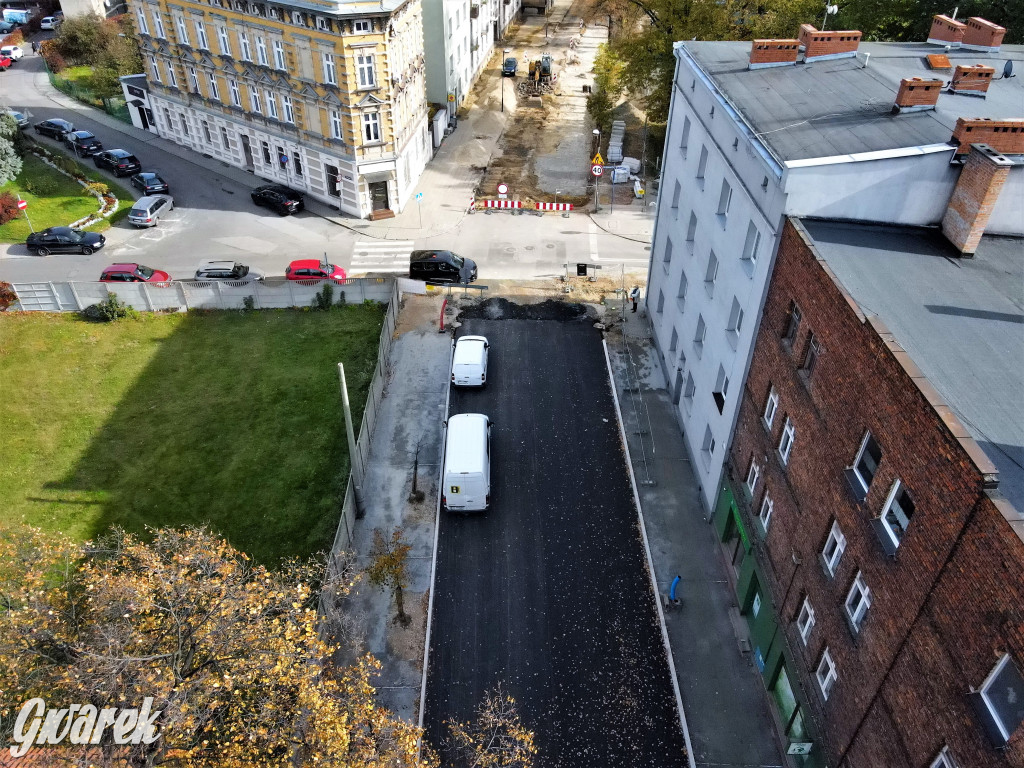 Tarnowskie Góry, Sobieskiego. Taki tutaj postęp robót