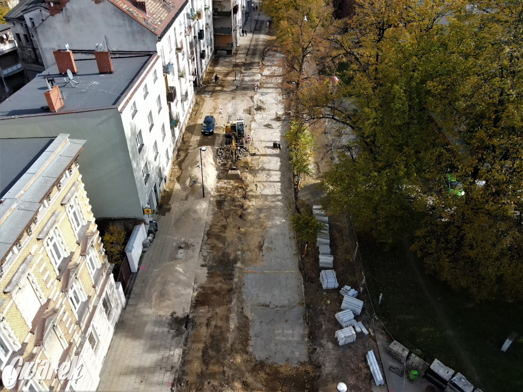 Tarnowskie Góry, Sobieskiego. Taki tutaj postęp robót