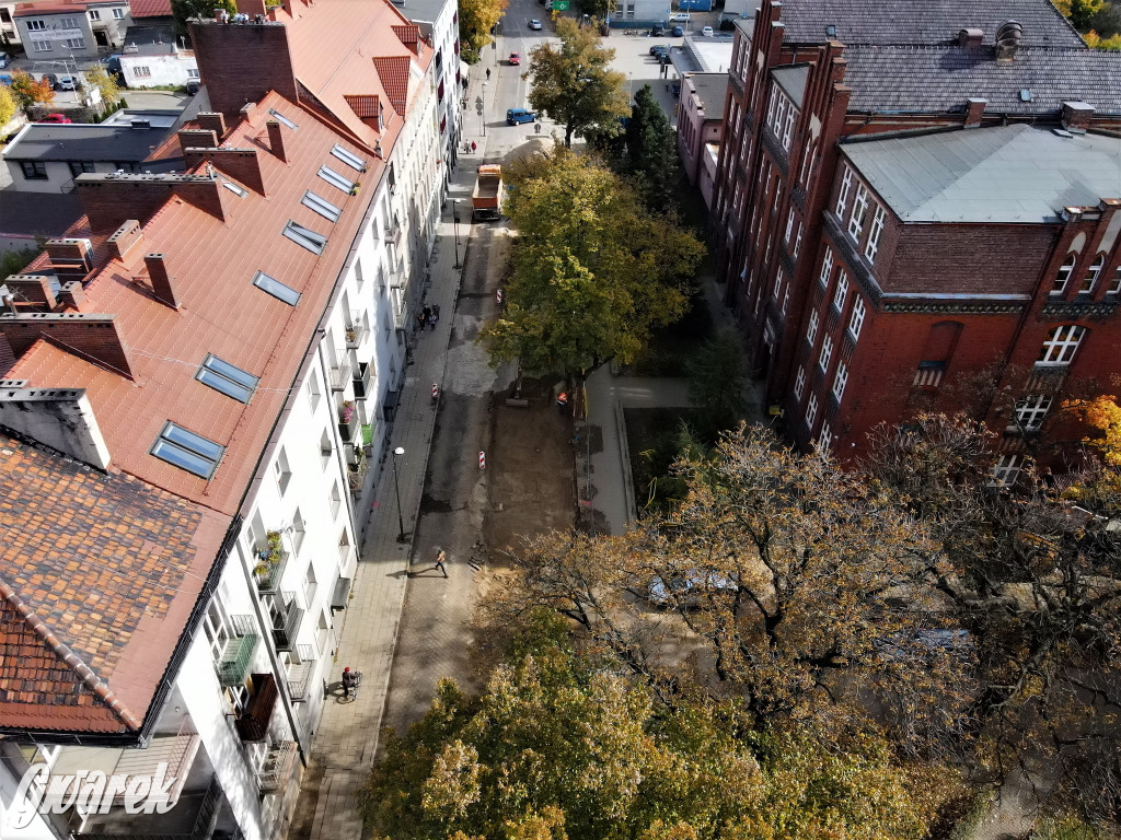 Tarnowskie Góry, Sobieskiego. Taki tutaj postęp robót