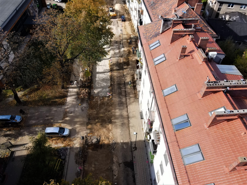 Tarnowskie Góry, Sobieskiego. Taki tutaj postęp robót