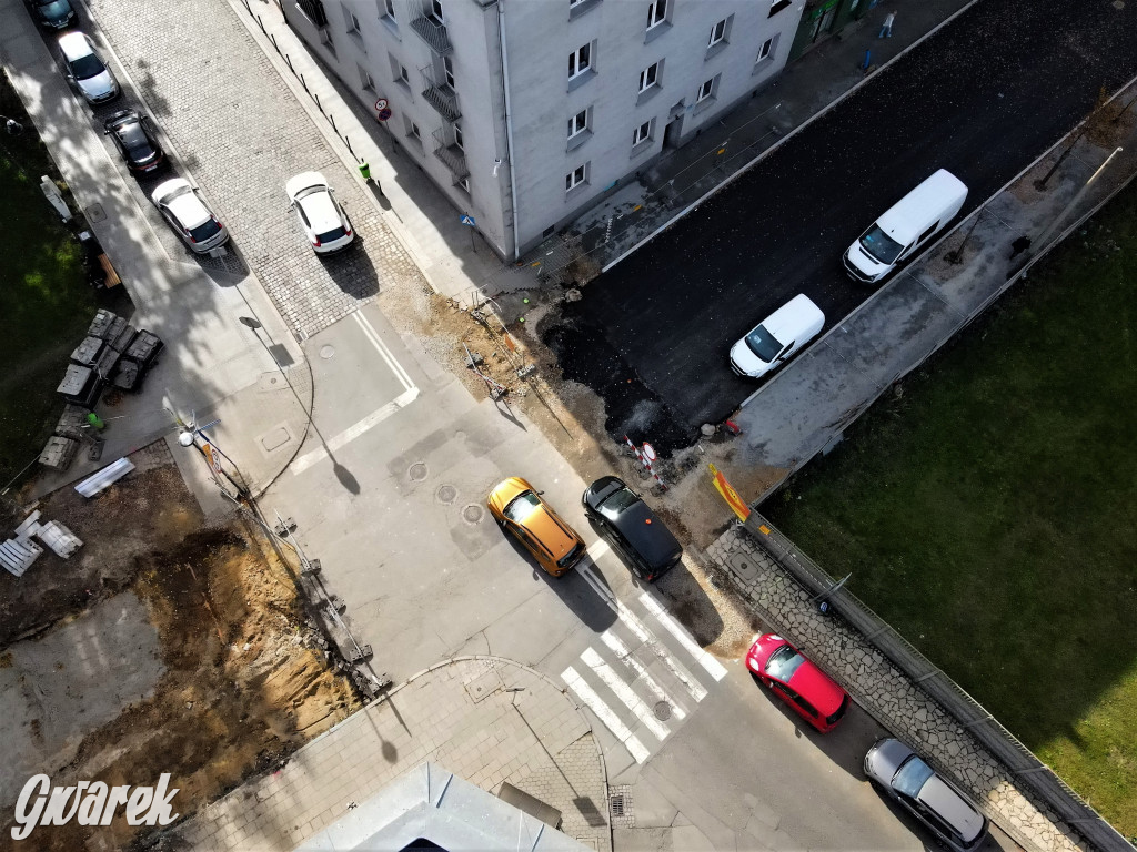 Tarnowskie Góry, Sobieskiego. Taki tutaj postęp robót