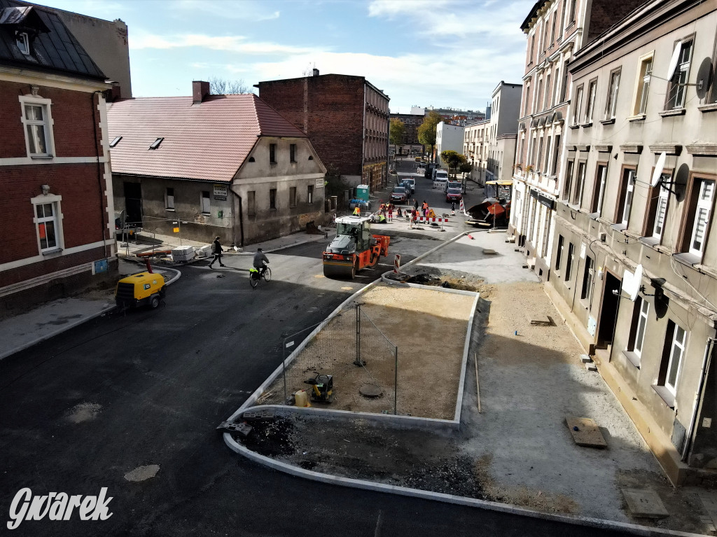 Tarnowskie Góry, Sobieskiego. Taki tutaj postęp robót