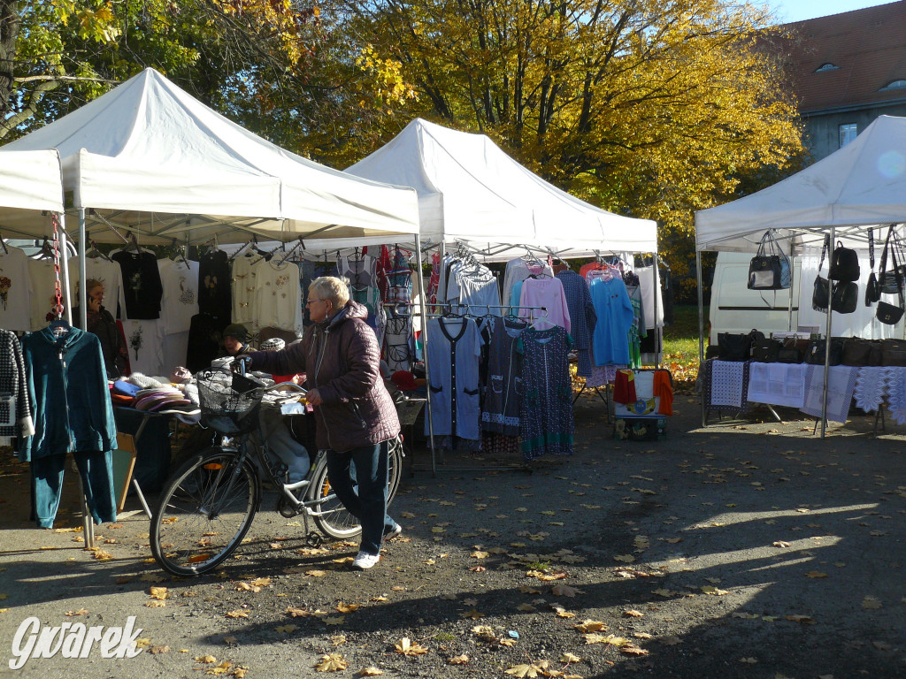Tarnowskie Góry, targowisko. Po ile znicze?