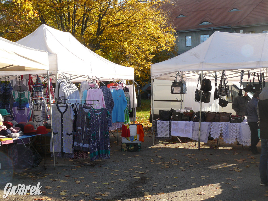 Tarnowskie Góry, targowisko. Po ile znicze?