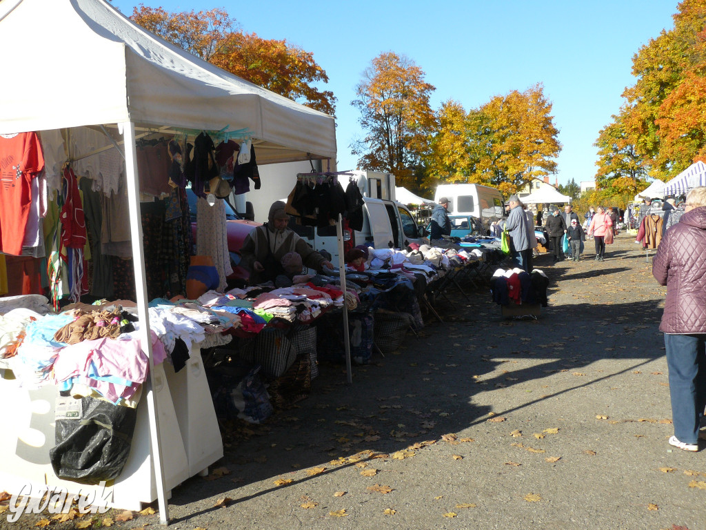 Tarnowskie Góry, targowisko. Po ile znicze?