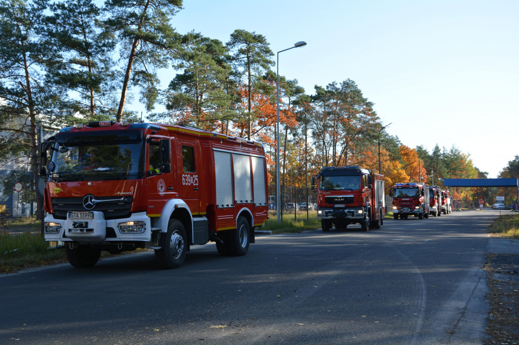 Strażacy ćwiczyli w Nitroergu