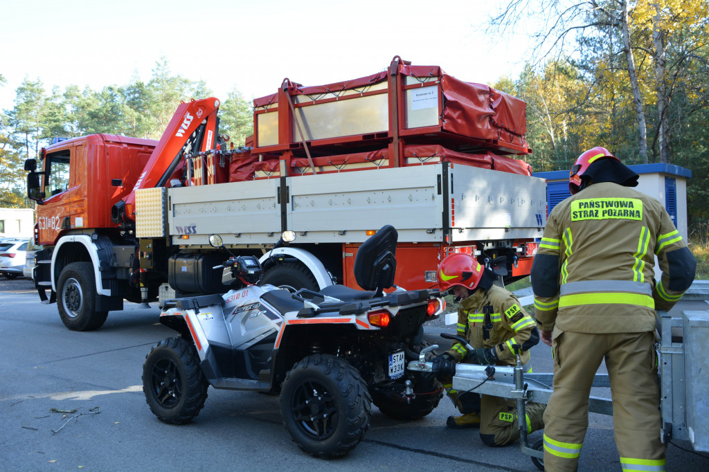 Strażacy ćwiczyli w Nitroergu