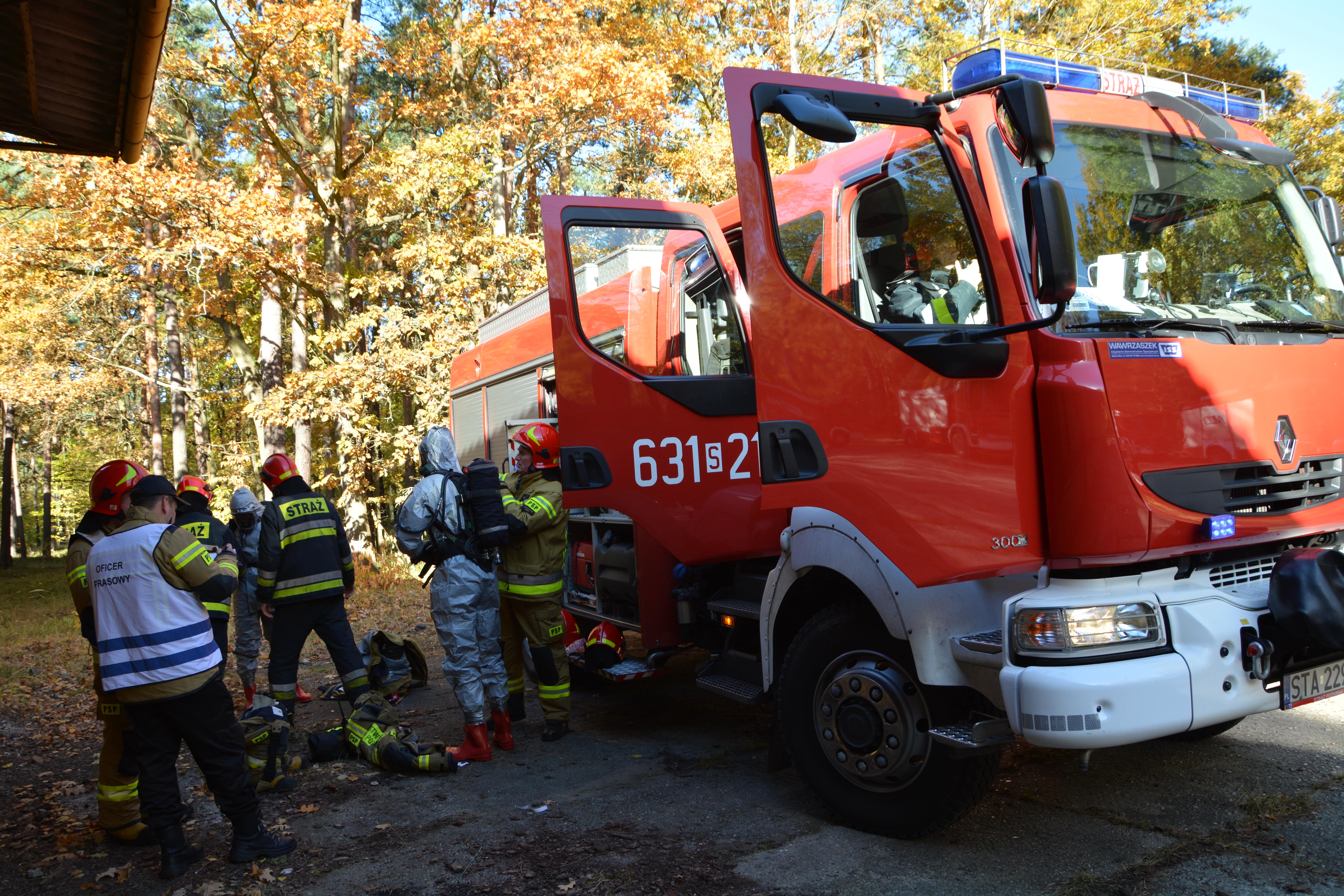 Strażacy ćwiczyli w Nitroergu