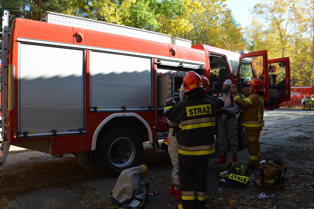 Strażacy ćwiczyli w Nitroergu