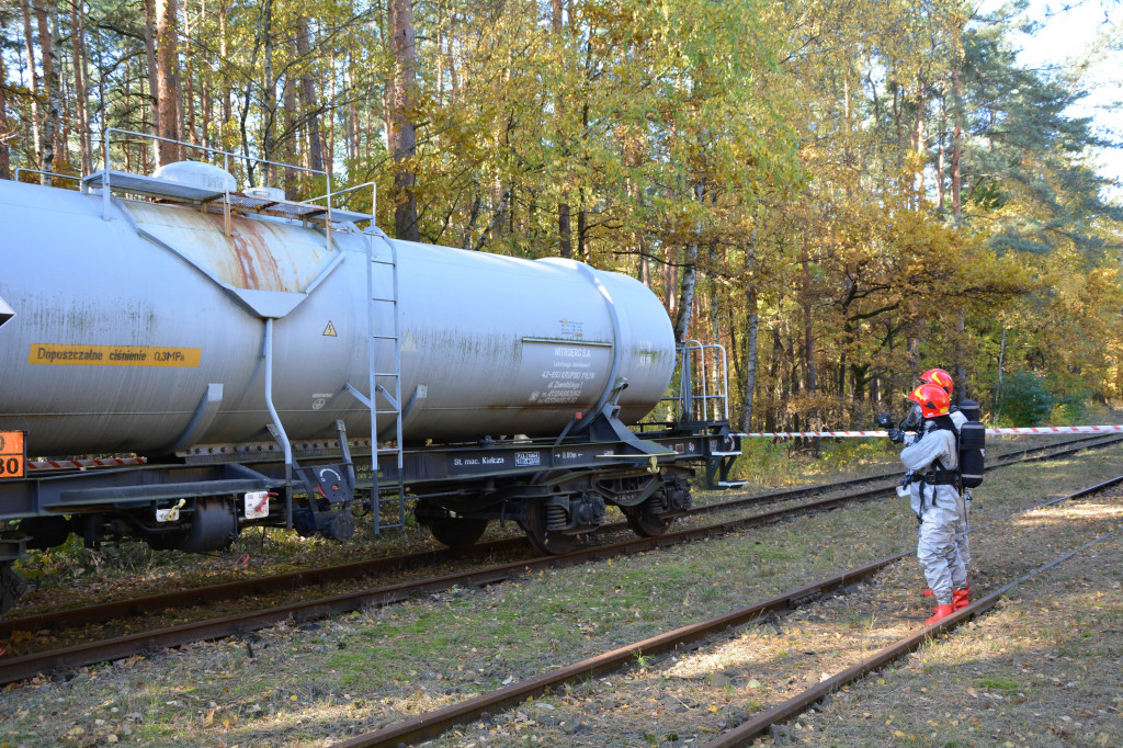 Strażacy ćwiczyli w Nitroergu