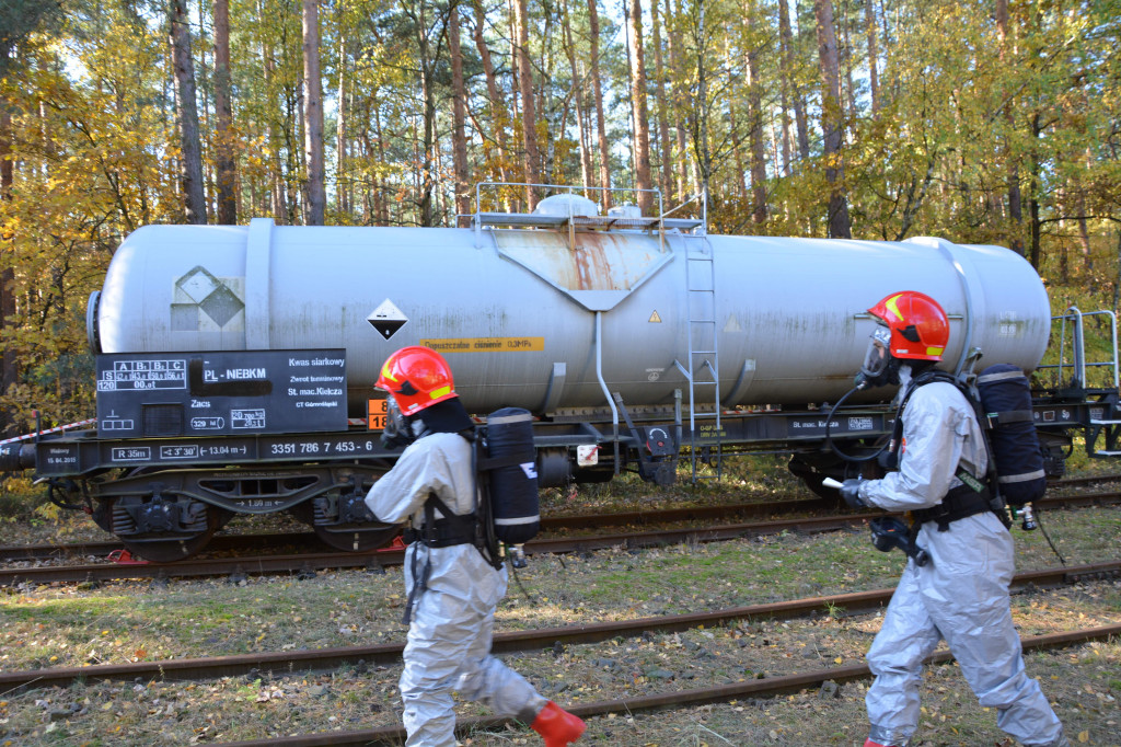 Strażacy ćwiczyli w Nitroergu