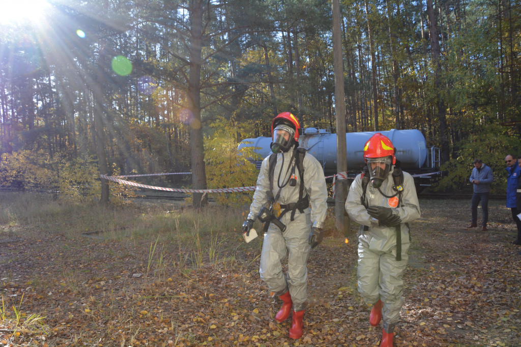 Strażacy ćwiczyli w Nitroergu