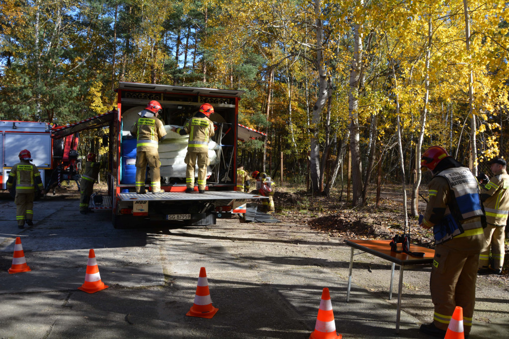 Strażacy ćwiczyli w Nitroergu