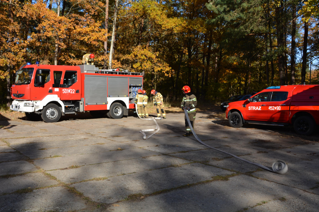 Strażacy ćwiczyli w Nitroergu