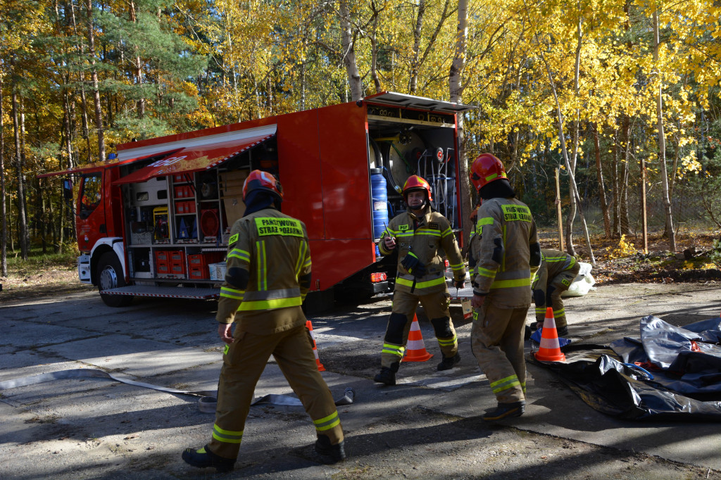 Strażacy ćwiczyli w Nitroergu