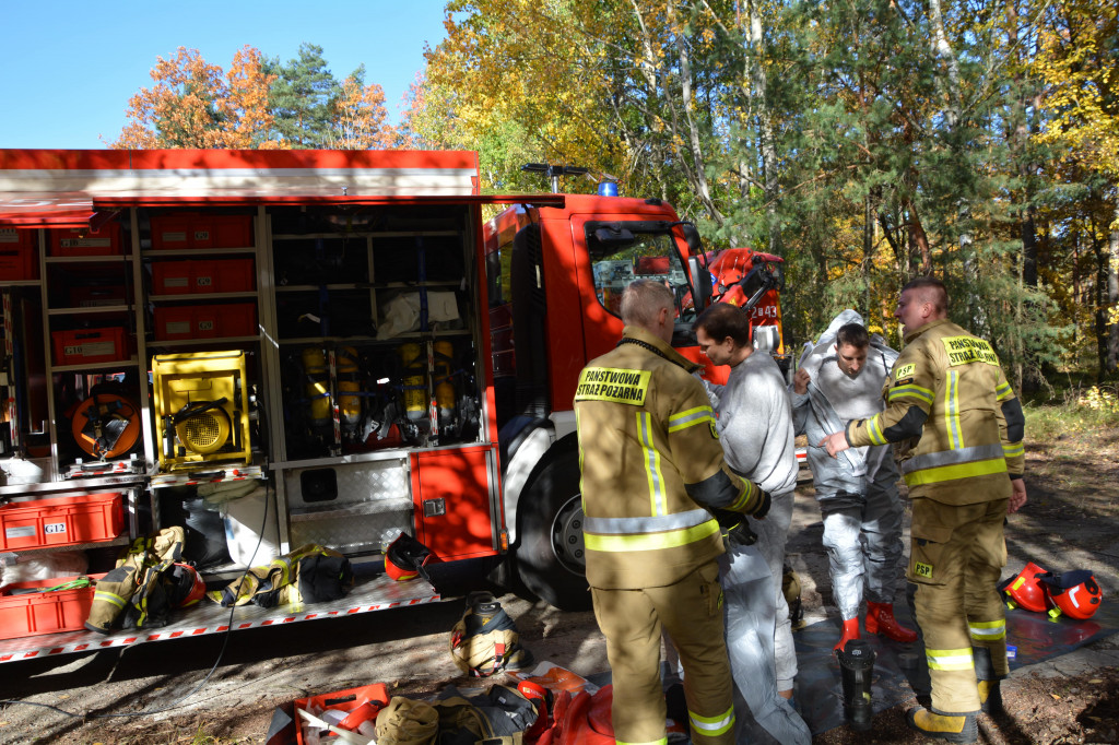 Strażacy ćwiczyli w Nitroergu