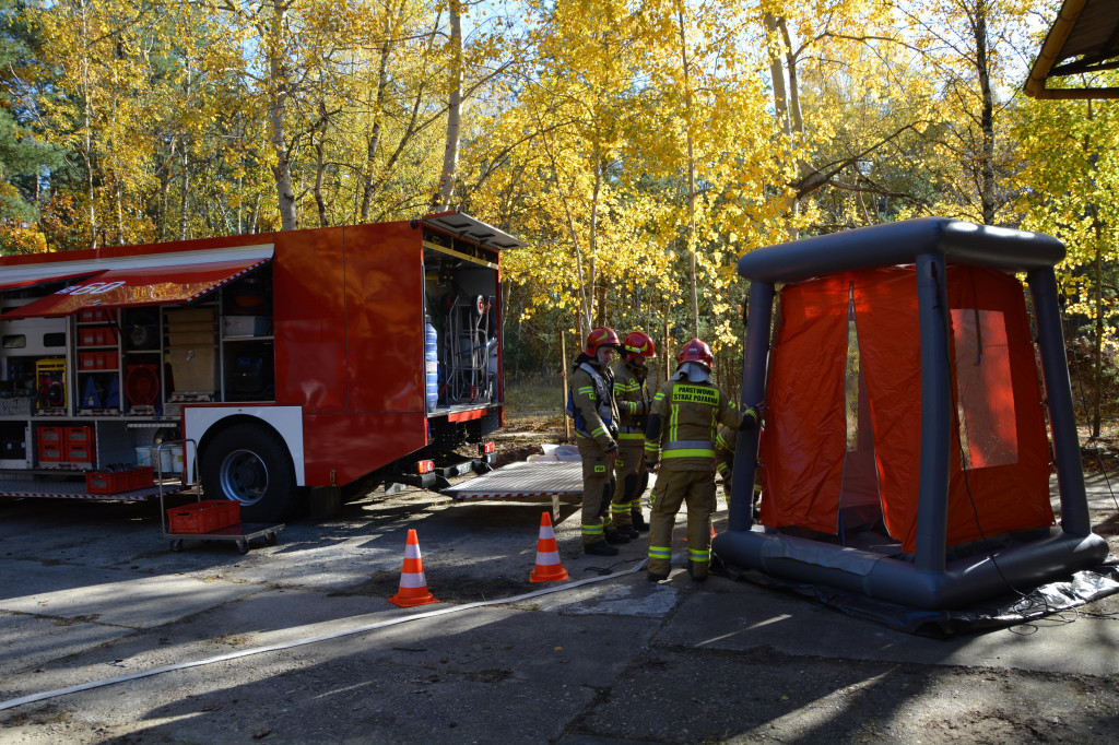 Strażacy ćwiczyli w Nitroergu