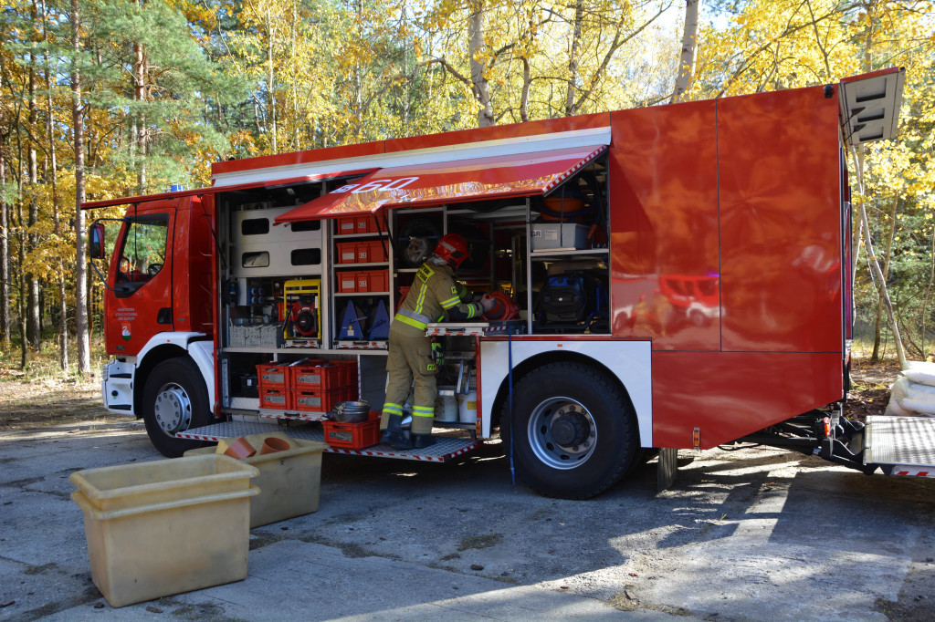 Strażacy ćwiczyli w Nitroergu