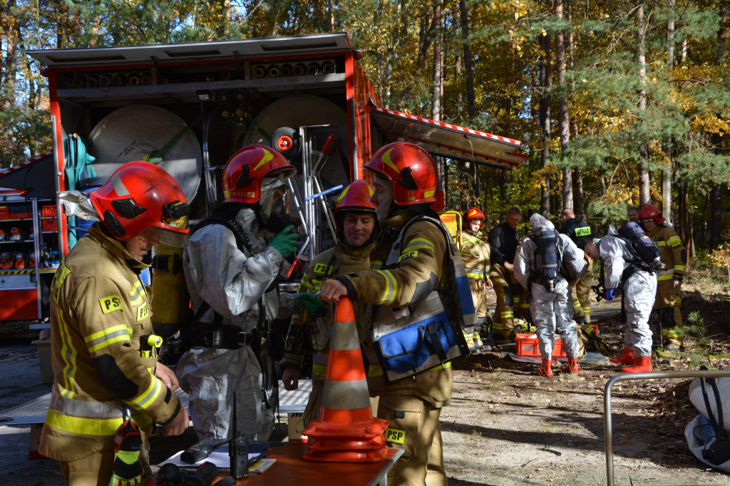 Strażacy ćwiczyli w Nitroergu